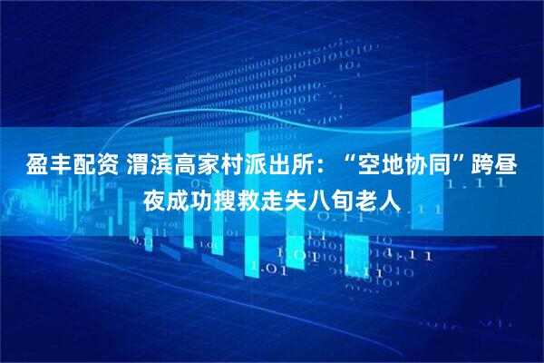 盈丰配资 渭滨高家村派出所：“空地协同”跨昼夜成功搜救走失八旬老人