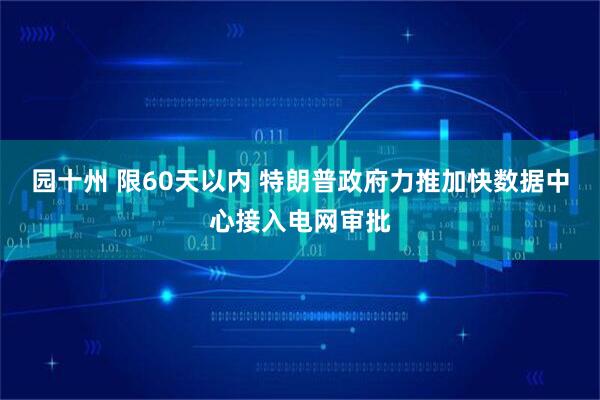 园十州 限60天以内 特朗普政府力推加快数据中心接入电网审批